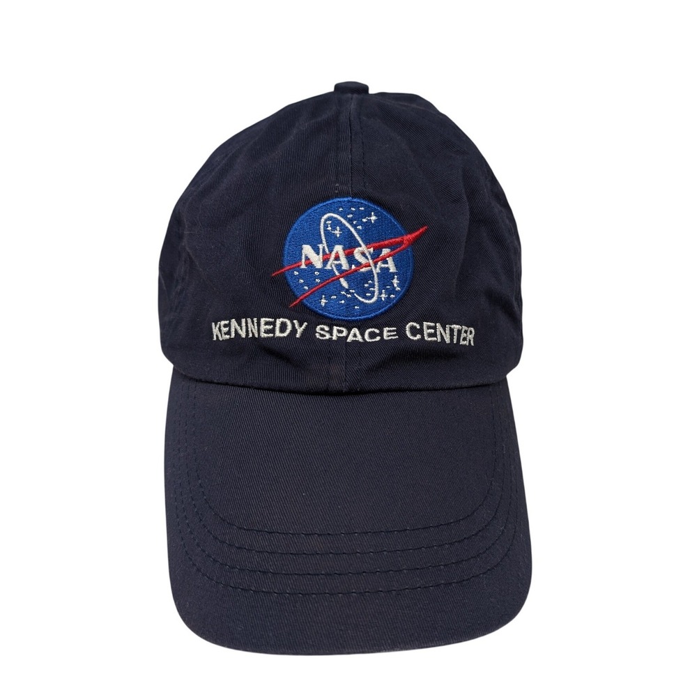 Kennedy Space Center NASA Baseball Cap Men's Adjustable Navy‎ Blue
